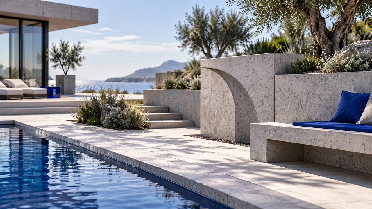 Aménagement de piscine en béton